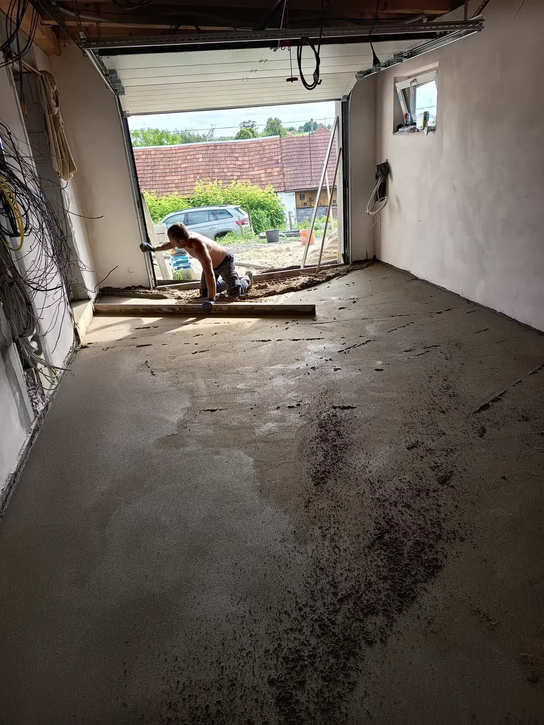 Příprava suchého potěru - realizováno společností AD Podlady