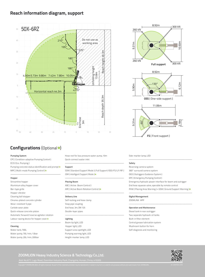 Mercedes čerpadlo na beton 50 m Technické listy číslo 2 společnosti AD Podlahy