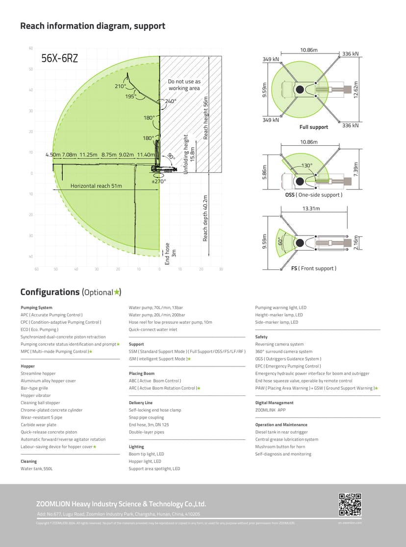 Volvo čerpadlo na beton 56 m Technické listy číslo 2 společnosti AD Podlahy